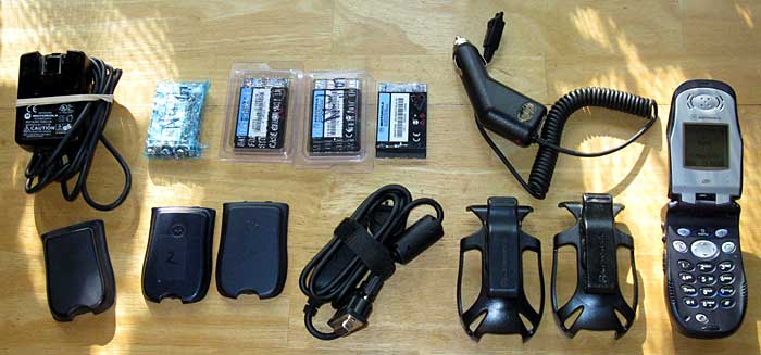 MOTOROLA I90c CELL PHONE & ACCESSORIES - SPRINT NEXTEL 