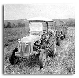 Image of haying with 9N.